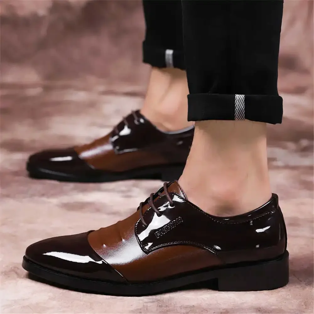 Ecoleather Size 41 Pink Dress Shoes For Men Heels Men's Skateboarding Shoes Formal Shoes Sneakers Sports High Tech Daily