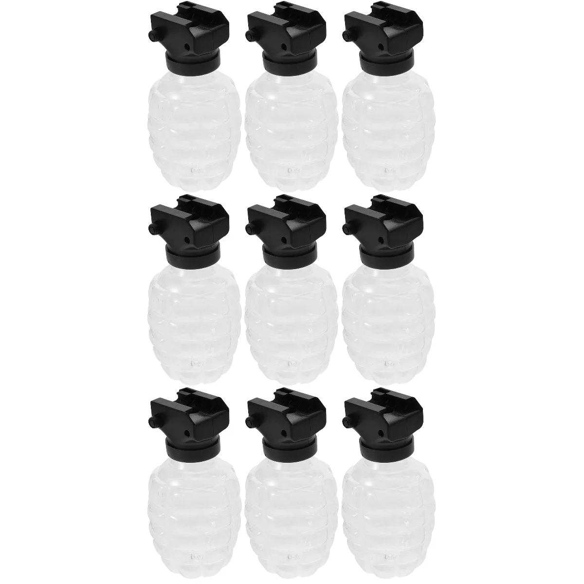 

Набор из 3 бутылок с пузырьками, ананас, жидкие флаконы, бутылки для хранения геля, прозрачный пластиковый дисплей, Заполняемые бусины ABS, PE емкости для образцов