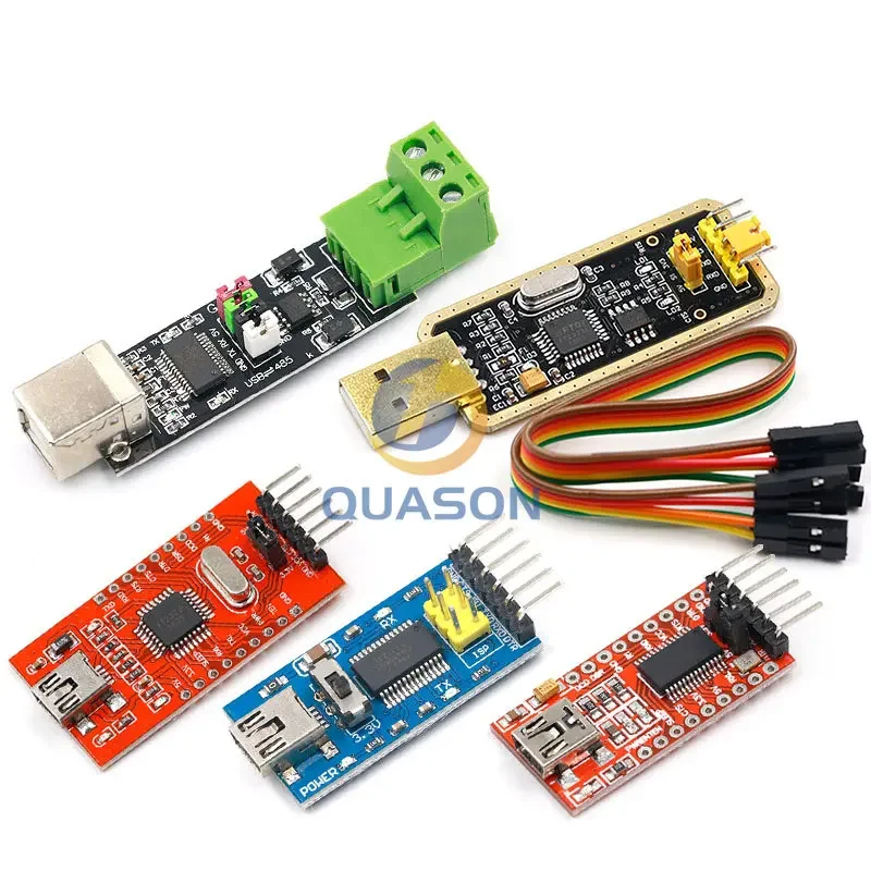 FT232BL FT232RL لوحة القطع الأساسية FTDI FT232 USB إلى TTL 5 فولت 3.3 فولت مصحح تحميل كابل إلى وحدة مهايئ مسلسل لاردوينو