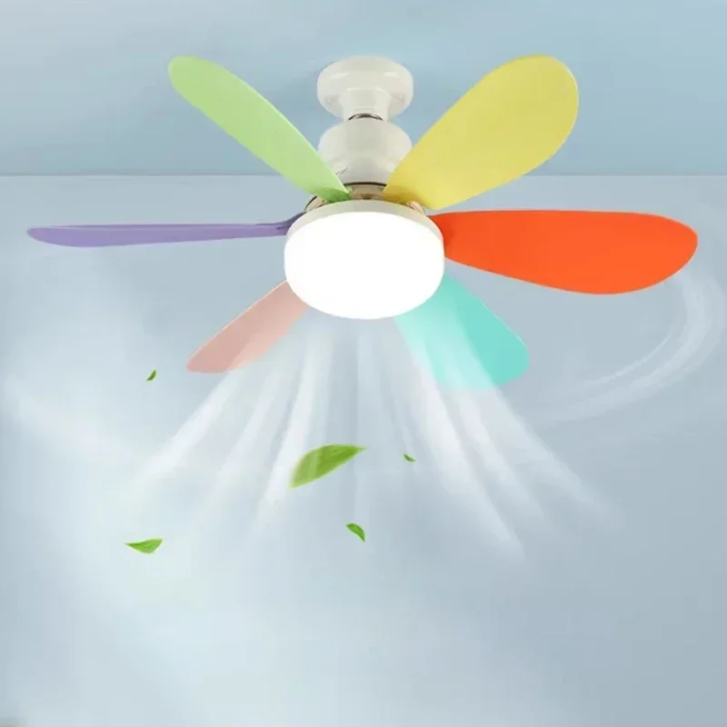 Modern LED Fan Lights 42/52CM Three Gear Adjustable Ceiling Fan For Living Room Bedroom Study Hotel Restaurant Indoor Light