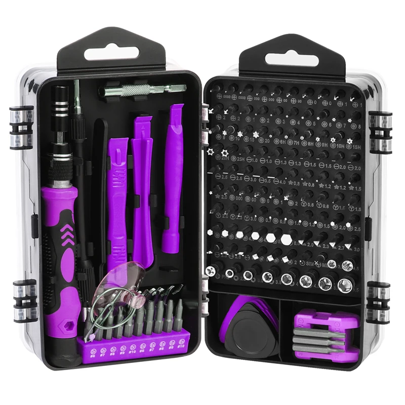 138 In 1 Precision Screwdriver Set Magnetic Repair Tool Kit for Electronics Computer iPhone Laptop Game Console Watch Eyeglasses