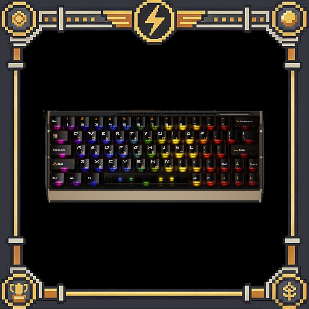 Keyverse ST63 Wired Keyboard Magnetic Switch Keyboard Aluminum Alloy Hall-Effect 8000Hz RT0.01mm Gaming Keydous PC Accessories