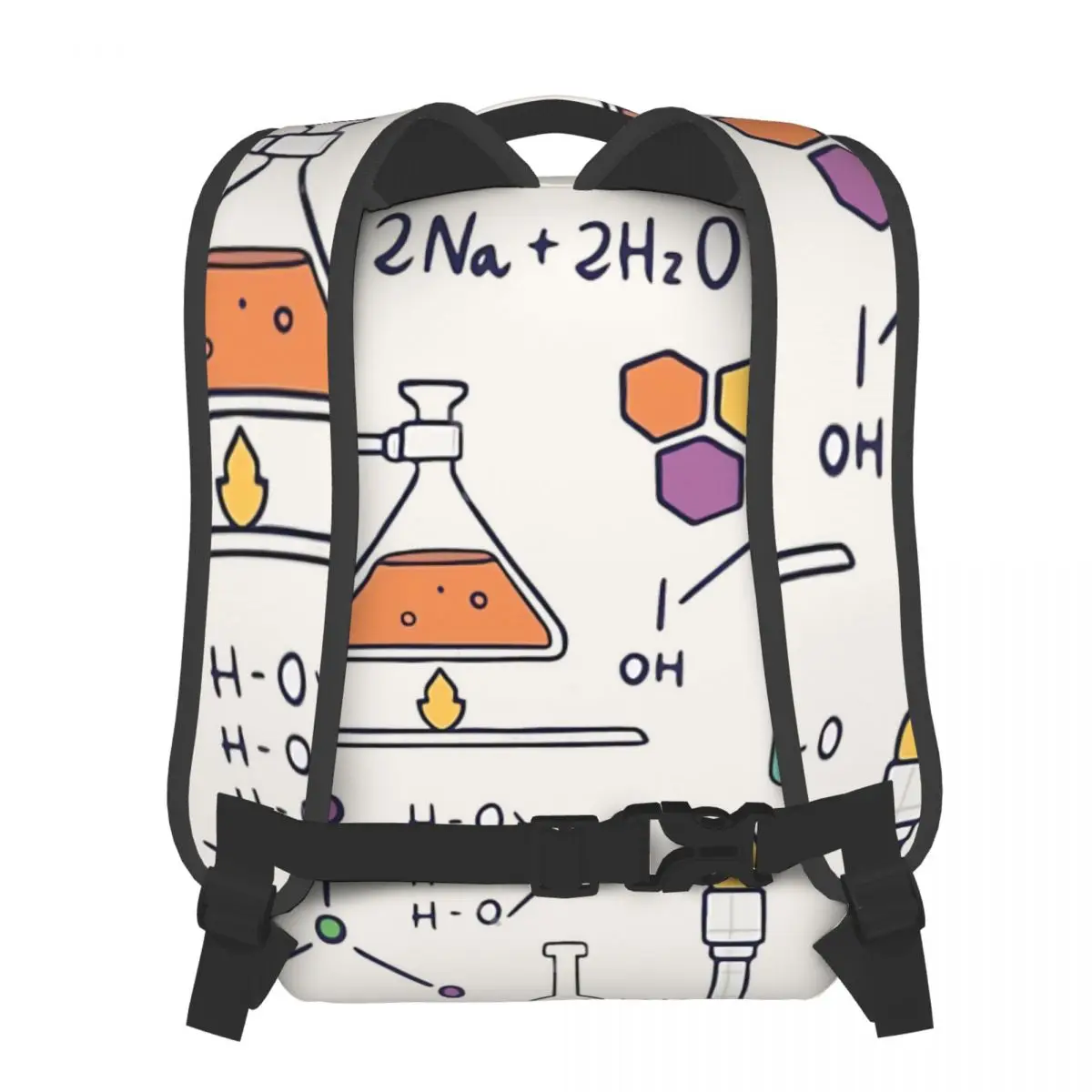 Back To School Amazing Chemistry Backpack School Boy Girl Travel Soft Rucksack Casual Laptop Bag