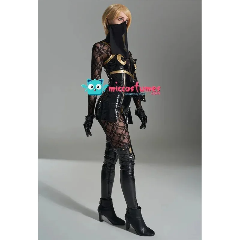 Women's Cosplay Costume Slim Bodysuit with Gloves and Face Cover