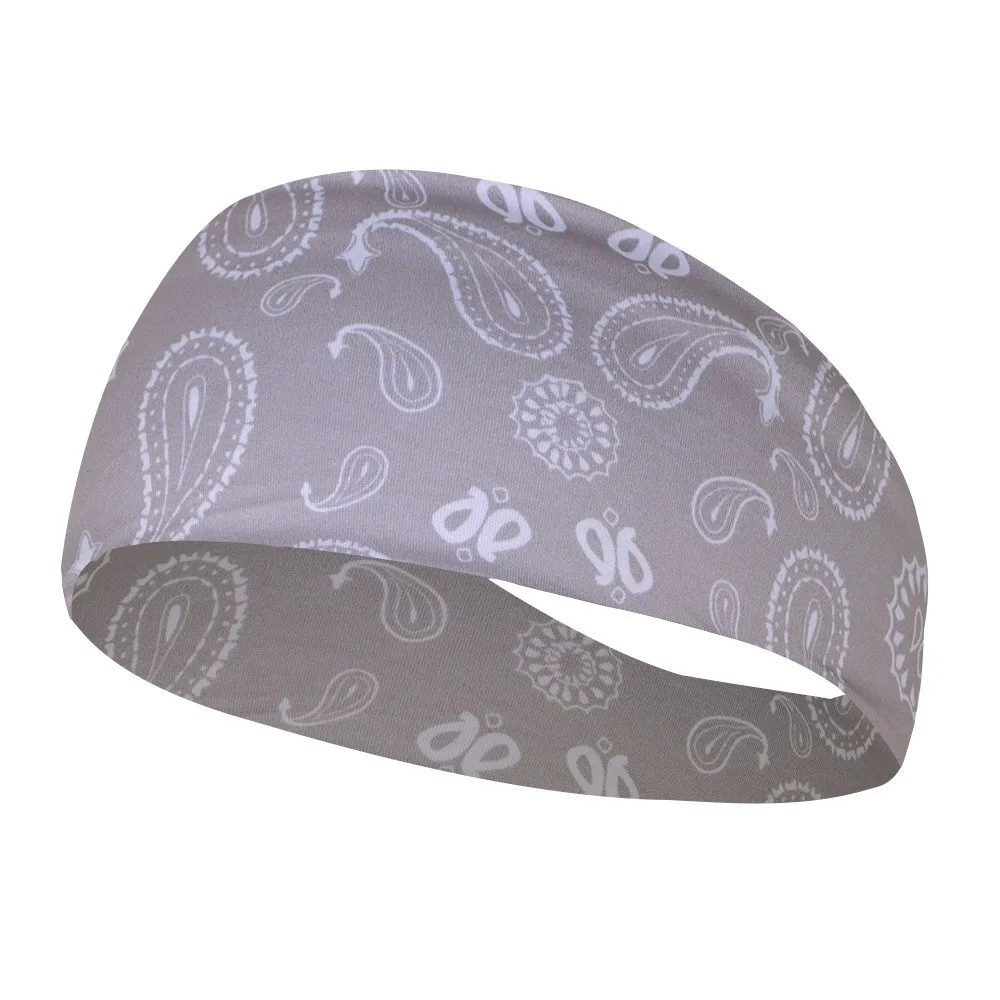 New Portable Absorbing Sweat Fitness Sweat Guide Sweatproof Elastic Running Headband Antiperspirant Band view 5