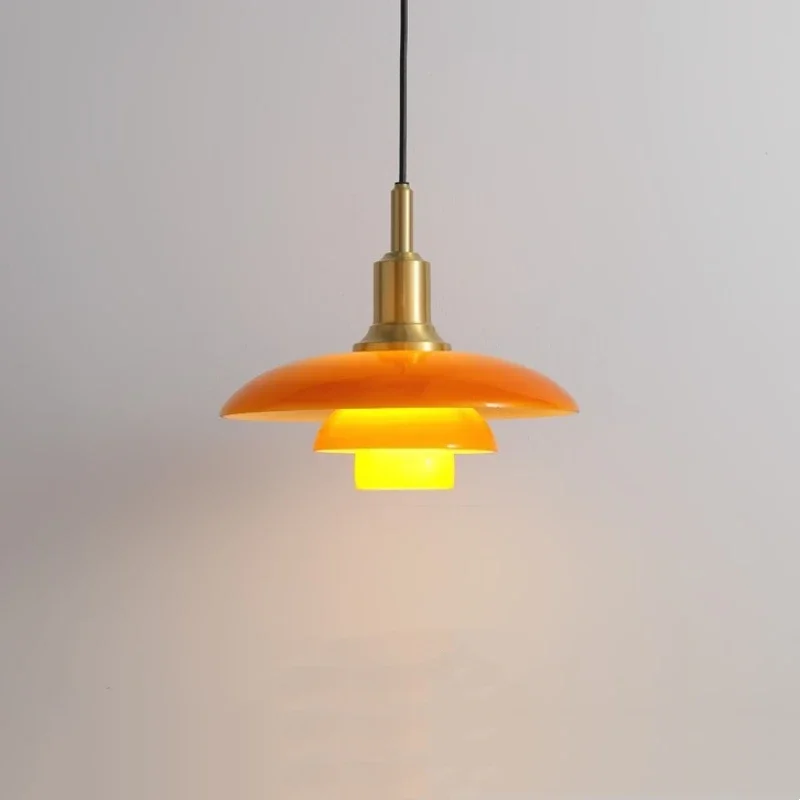

Danish Designer 3-layer Glass Pendant Lamp Bedroom Living Room Restaurant Kitchen Dining Desk LED Chandelier Home Decor Lighting