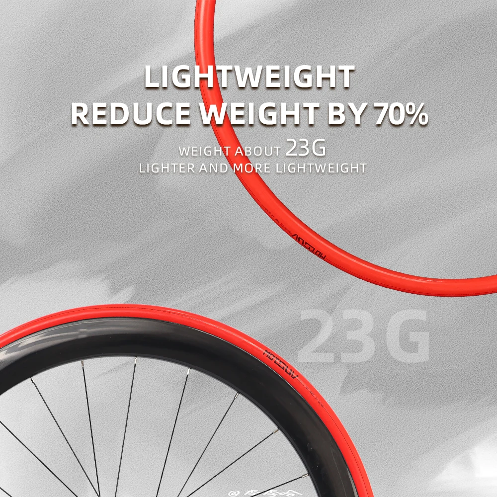 MOTSUV Bicycle Inner Tube Ultralight 23g 20inch 406 20x1.0-1.75 Cycling TPU Tube For BMX 406 Reinforced Valve Bike Accessories