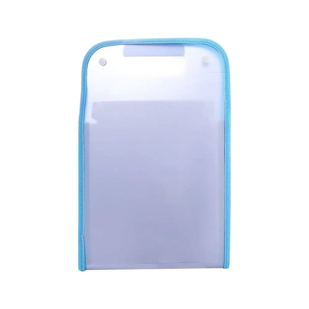 

13 Pockets A4 Expanding File Folder Waterproof Handle Accordian File Storage Bag Large Capacity Vertical A4 File Organizer