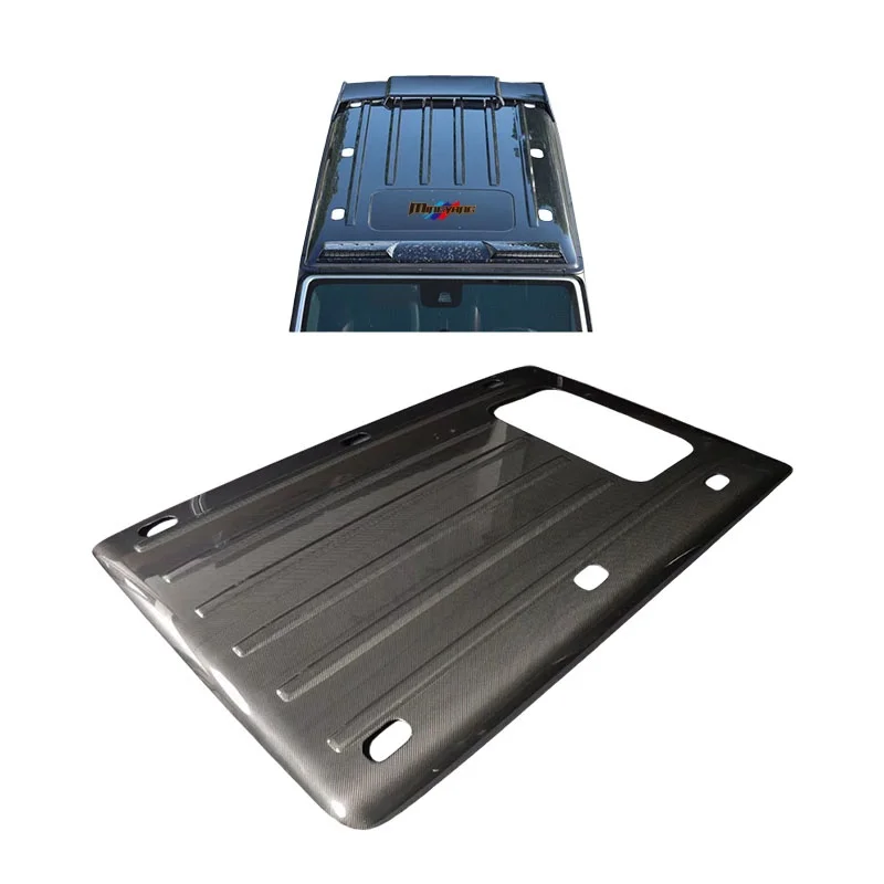

Modification New Arrival Carbon Fiber Top Roof Rack Car Accessories for Mercedes Benz G Class W463A W464 G63 Top Cover Car Roof