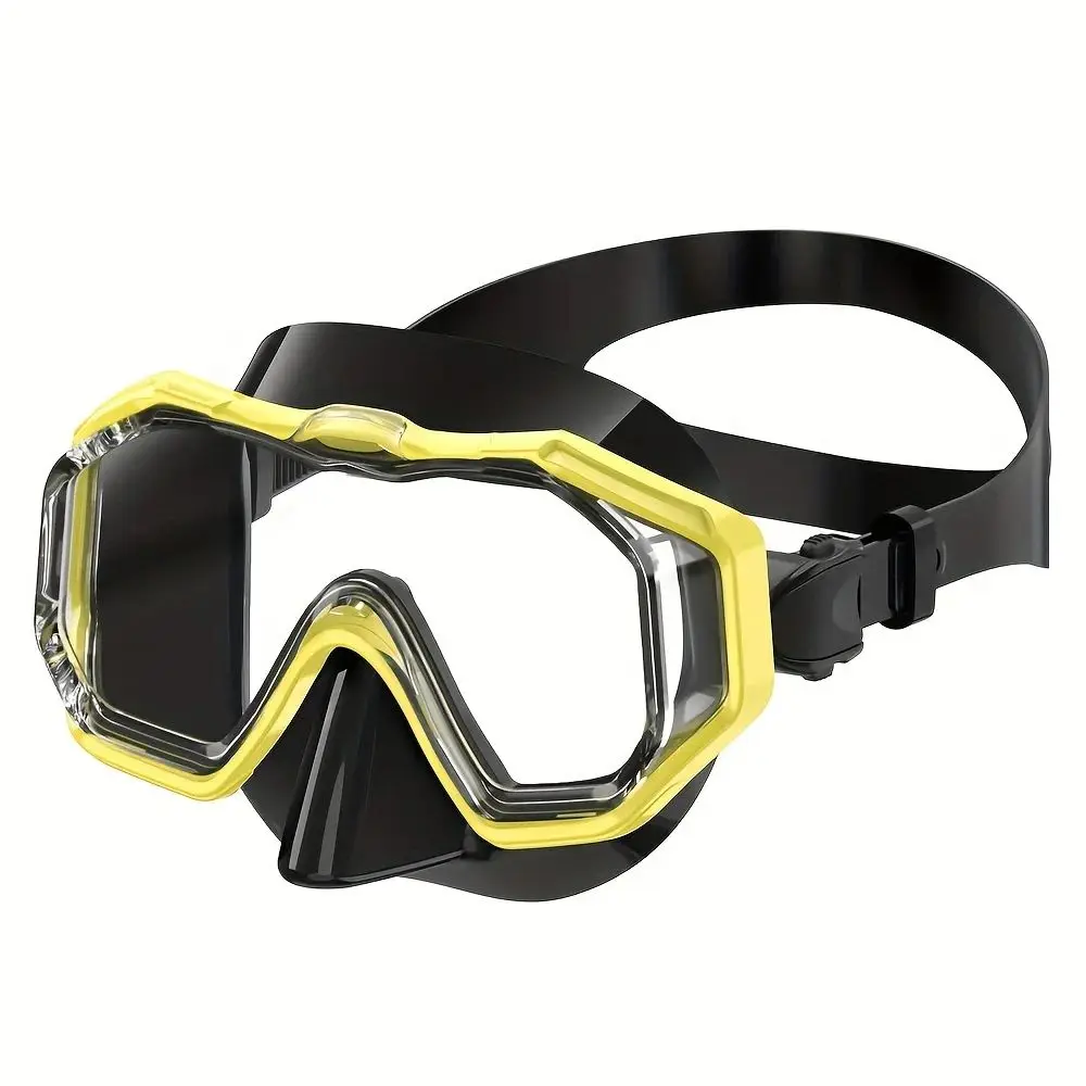 

PC Glass Swim Goggles with Nose Cover Anti Fog Child Diving Mask Vibrant Colors Wide View Snorkel Swimming Goggles