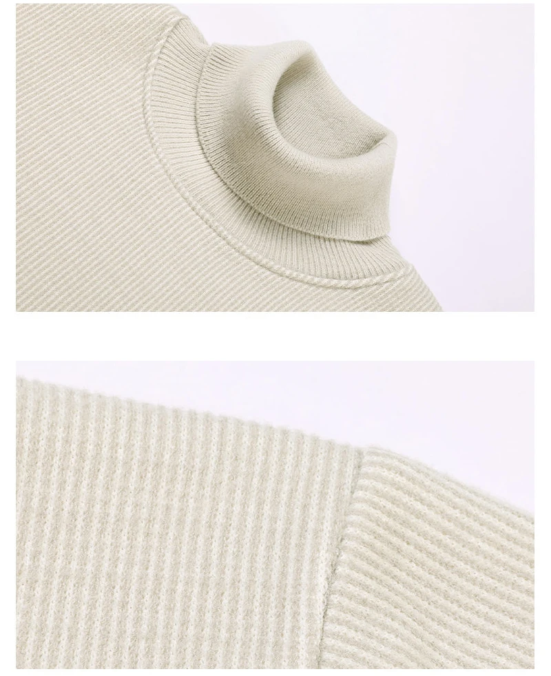 Male Fashion SweaterMen's Warm Knitted Sweater Pullovers Streetwear Casual Thick Mens Clothing Spring Autumn Winter Men Clothing