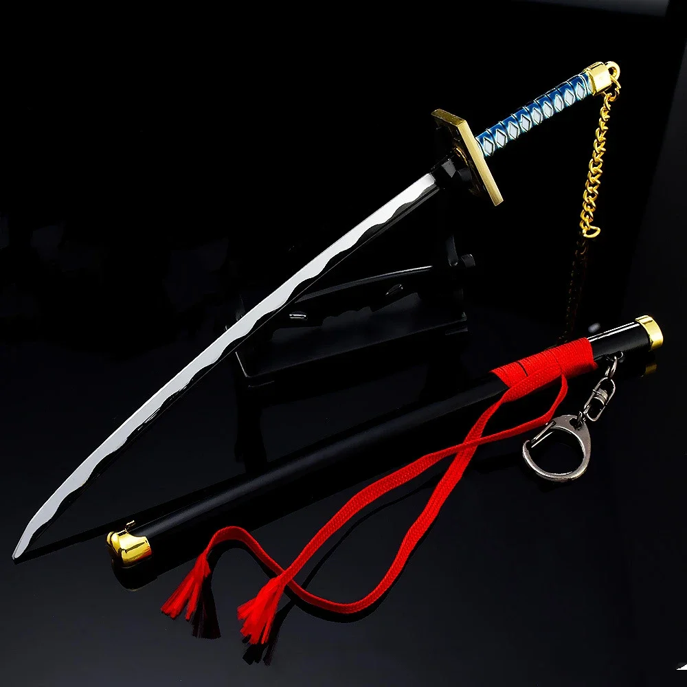 Bleach Anime Weapon Kageyoshi Senbonzakura Metal Model Uncut Swords Real Steel Anime Weapons Gifts Toys for Boy