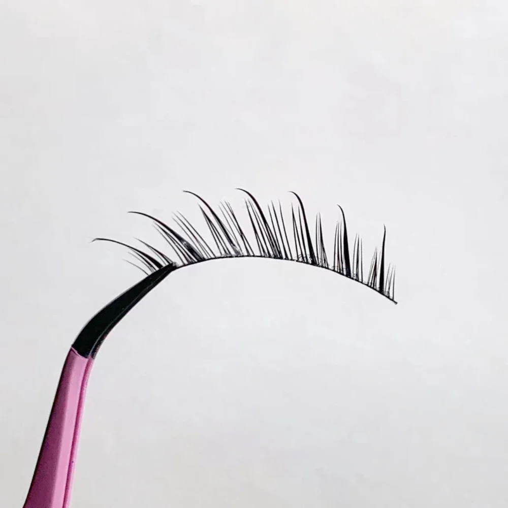 5 Pairs Fairy False Eyelashes Natural Thick Dense C Curled Fake Eyelash Fox Style Full Strip Lashes Slender Cool Girl Eye Makeup