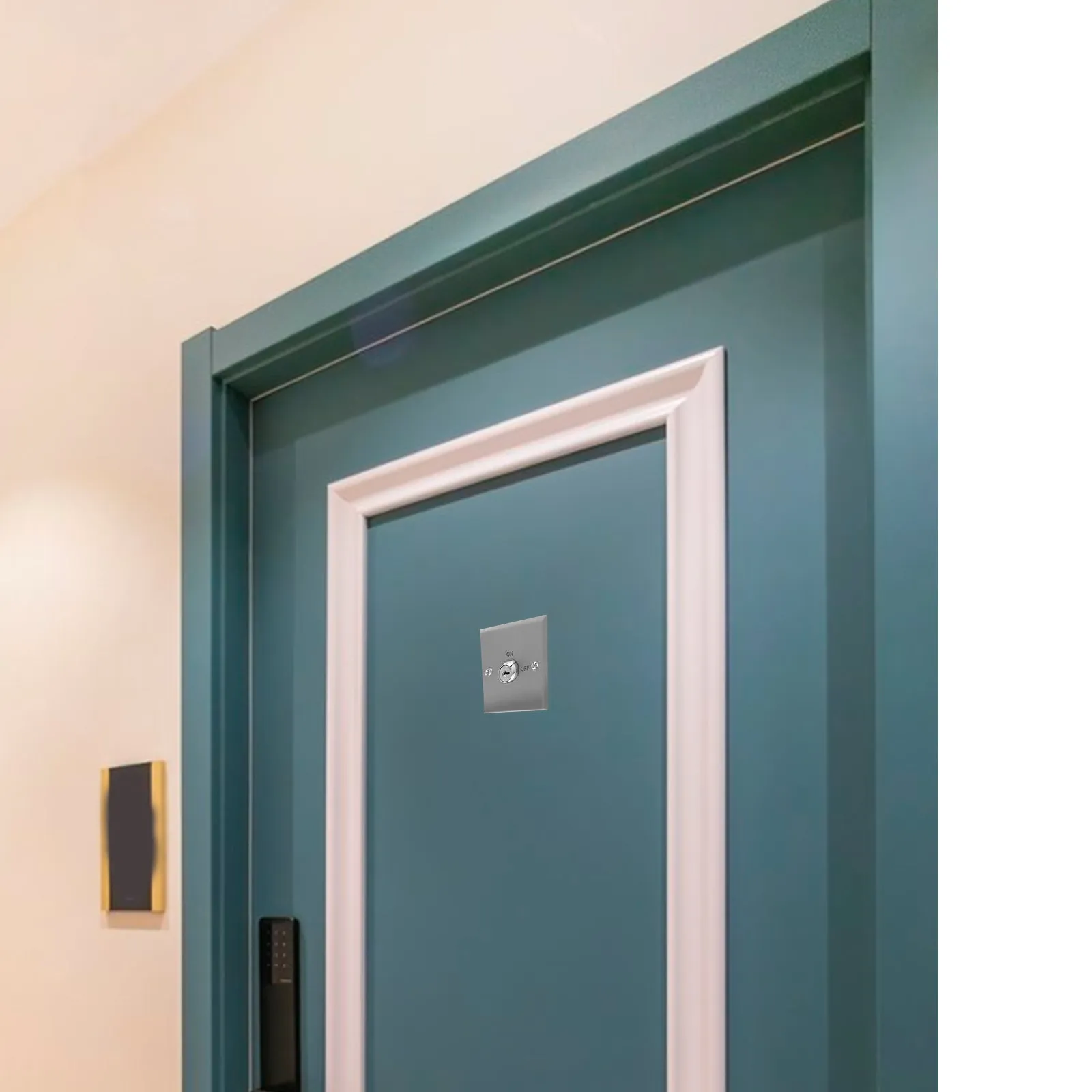 Key Switch Stainless Steel Weatherproof Heavy Duty Access Control Door Release Button for Security Gate