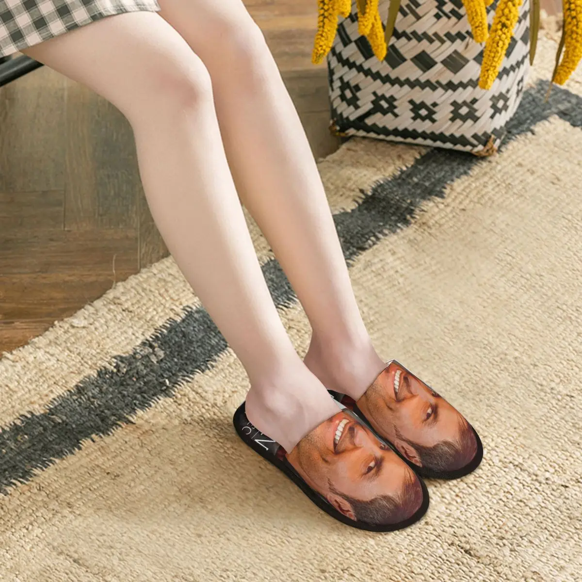 Chayanne Dance With Me Comfy Scuff Memory Foam Slippers Women Latin Actor Bedroom House Shoes