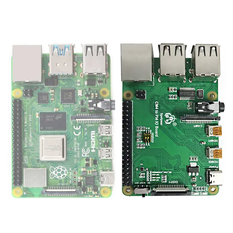 Imagem -06 - Módulo de Computação Raspberry pi Placa io Cm4 para Pi4b Adaptador Cm4 para Placa de Expansão de Interface 4b