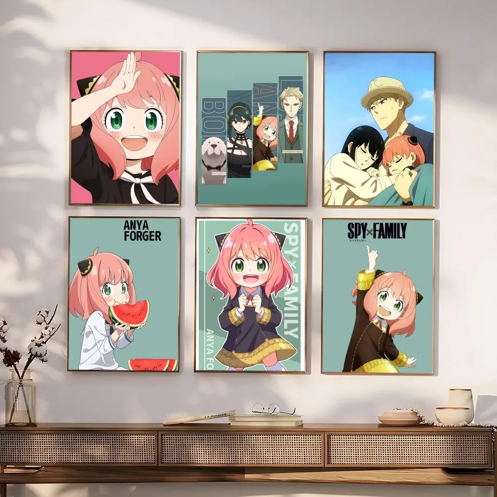 Anime Spy X Family Anya Poster Paper Print Home Living Room Bedroom Entrance Bar Restaurant Cafe Art Painting Decoration