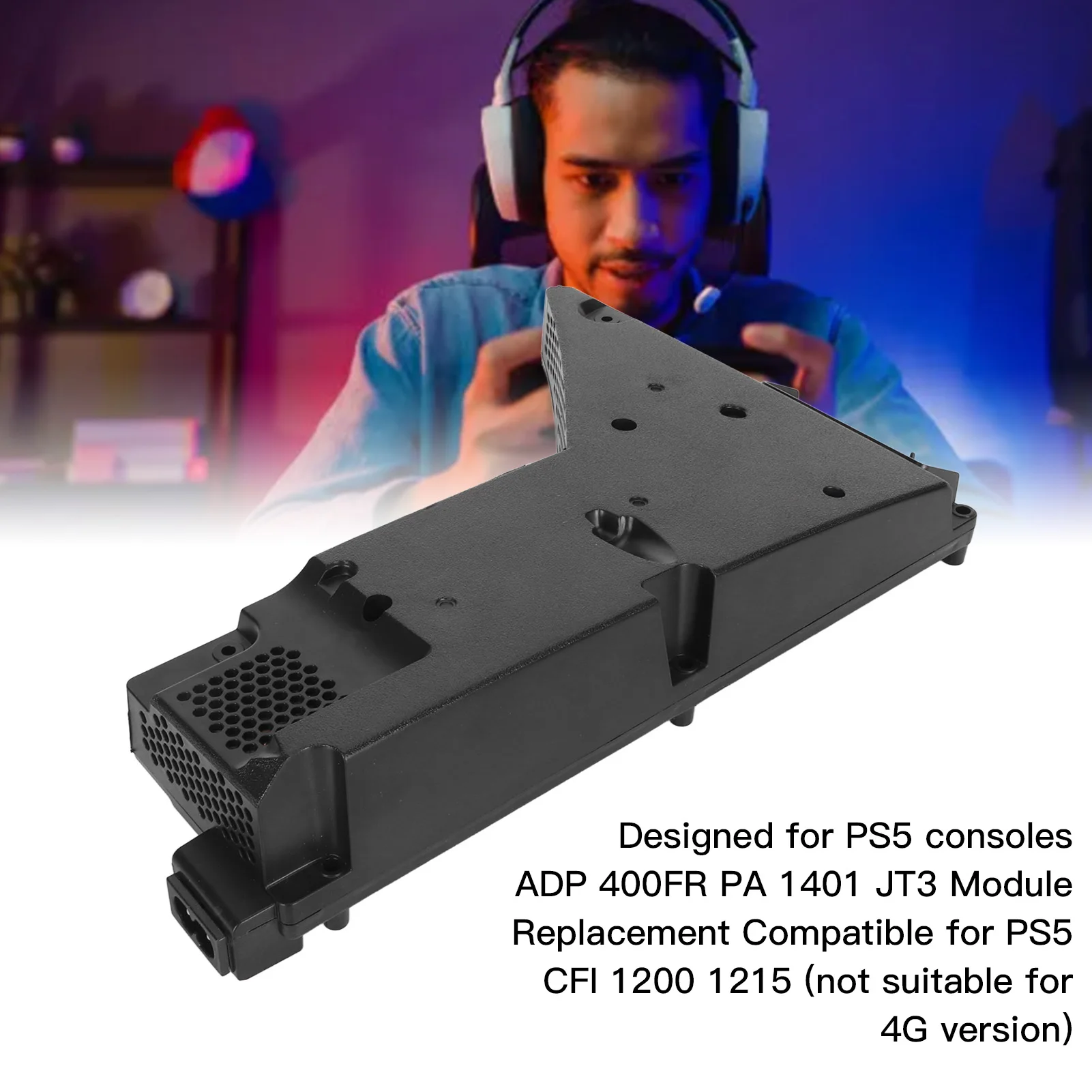 Adp 400en-交換用電源1401 jt3,100-127v,200-240v,Sony ps5,cfi 1200,ゲームコンソール,電源,安全