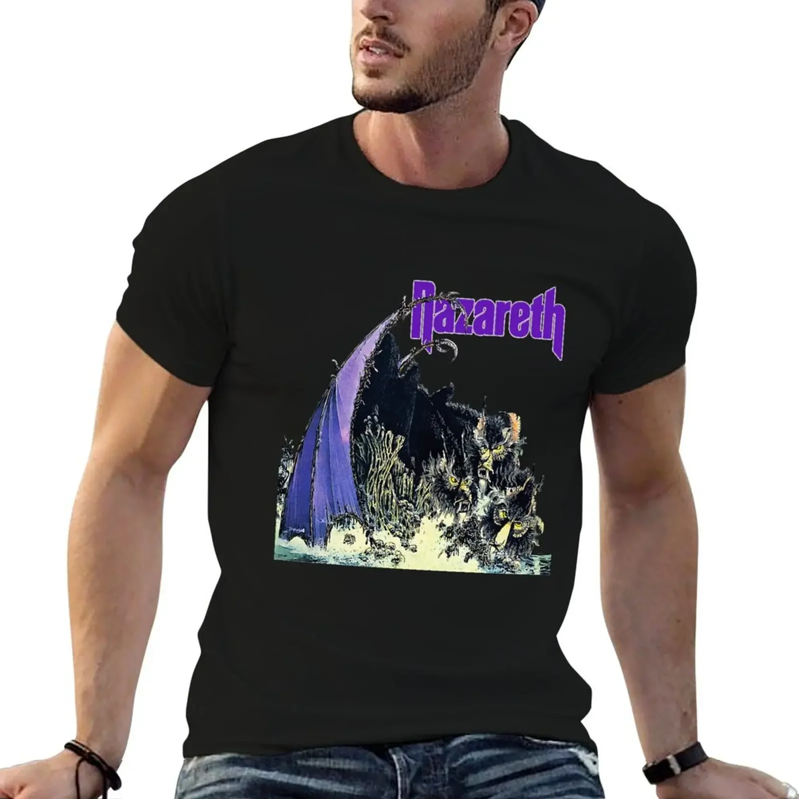 Nazareth Band Rock Scotland Had Several Hits In The United Kingdom Nazareth - Hair Of The Dog Popula T-Shirt