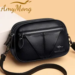 3 Layers Luxury Designer Handbags Purses Women Bag Super Quality Leather Small Shoulder Messenger Corssbody Tote Sac for Female