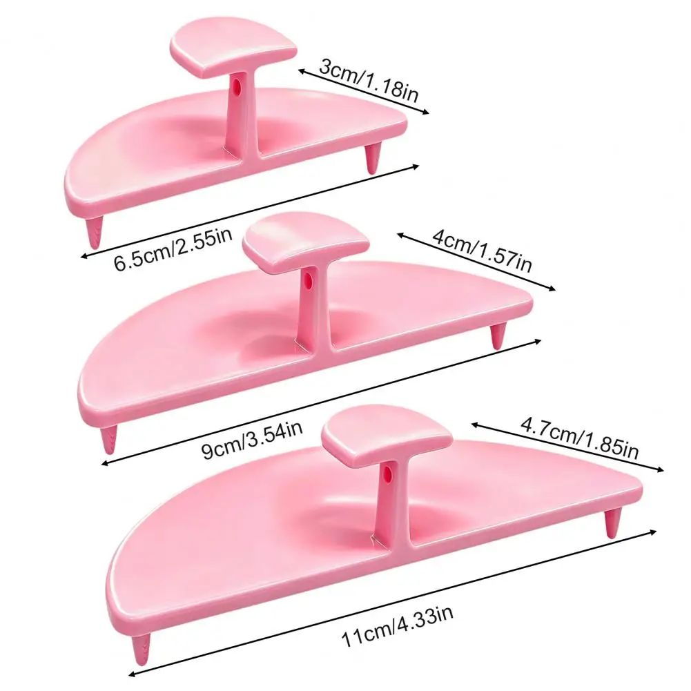 3PCS Cake Curve Auxiliary Tools, Lightweight PLA Cake Support Stakes Decorating Ruffle Stencils for Kitchen Baking Supplies