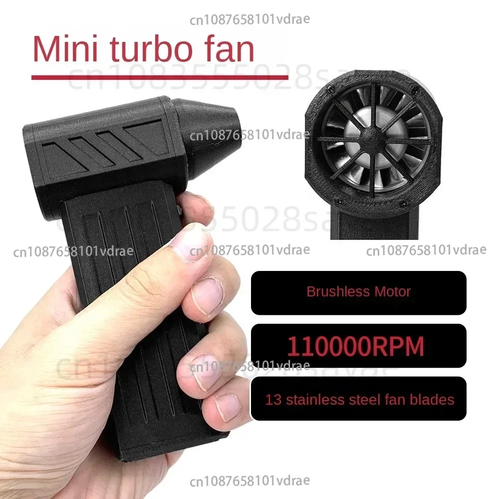 

Mini Turbo Speed Adjustable Small Fan 110000RPM Portable Turbo Fan