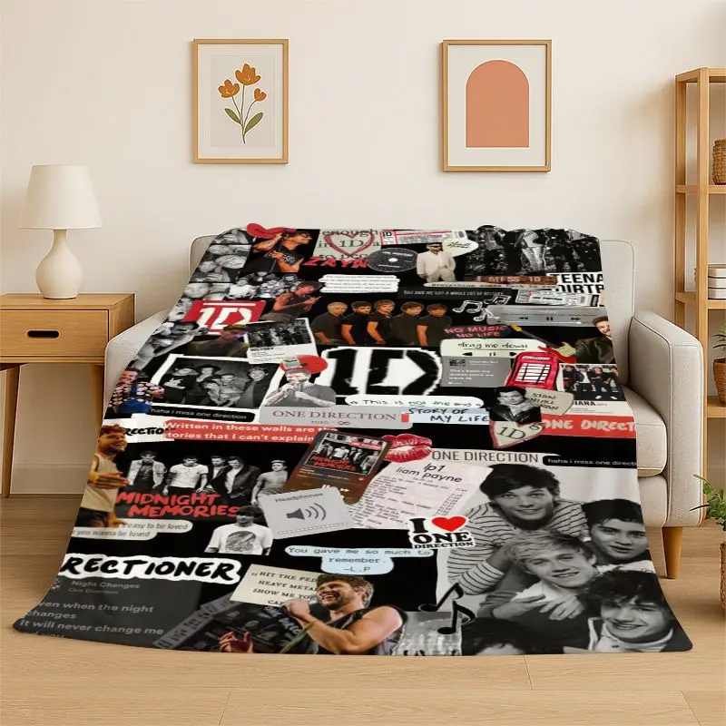 Popular One D-Direction Singer 1D Soft Flannel Throw Blanket,Warm Cozy Blanket for Bed,Couch,Sofa,Bedroom,Living Room,Travel
