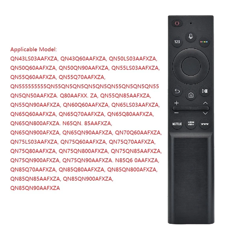 BN59-01363L Remote Control for Samsung QLED Series BN59-01363C UA75AU8000 Bluetooth Voice TV Remote Control Replacement