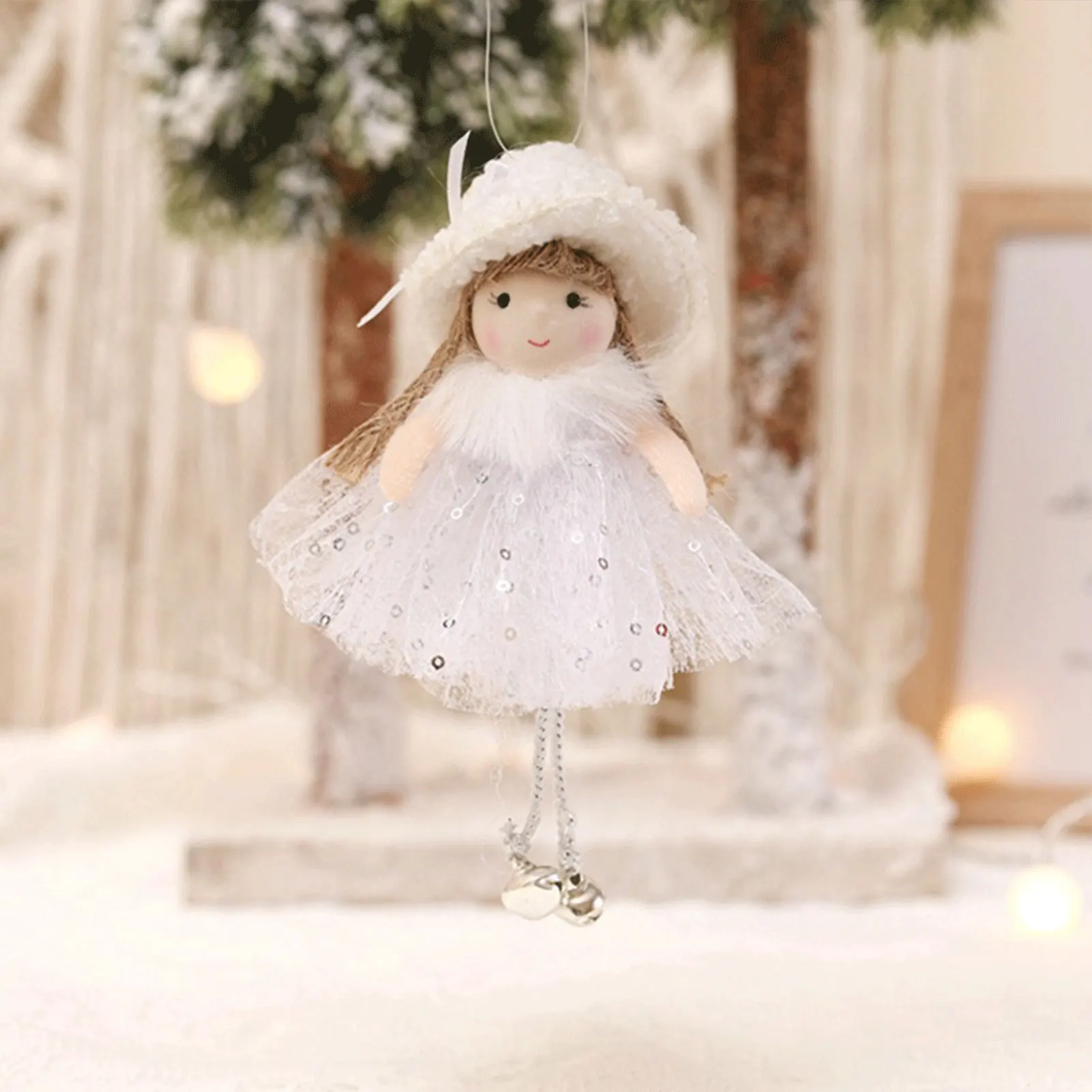 New Christmas Angel Doll New Year 2023 Gifts Christmas Decorations for Home Navidad Xmas Tree Pendant Ornaments Noel Decoration