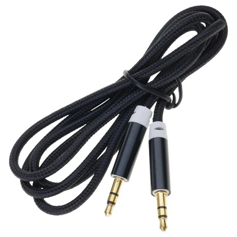 

Y1UB 100cm 3.5mm Male to 3.5mm Male Connectors Adapter Cord 3.5 Plug Cable Line
