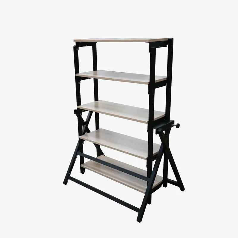 Heavy Duty Cantilever Storage Rack Grade 5 Steel Metal Shelving Unit for Warehouse Flower Display Stand Industrial Organizer