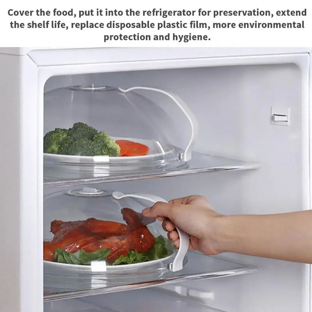 Cooking Supplies Dishwasher Safe PP for Home Kitchen Tools Anti-Splatter Lid Microwave Food Cover Microwave Plate Cover
