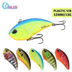 1PCS VIB Lures 55mm 13g Sinking Fishing Lure Rattle Minnow Artificial Hard Baits Plastic Lipless Crankbait For Bass Pike Perch