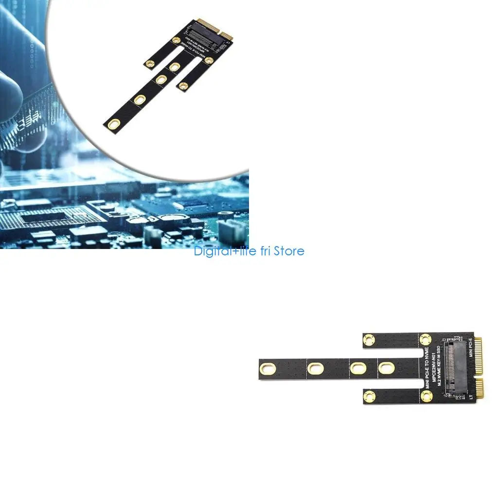 E06D PCIE To M.2 M M.2 NVME SSD Adapter Converter Card Installation Expansion Connector for 2230 2242 2260 2280 SSD