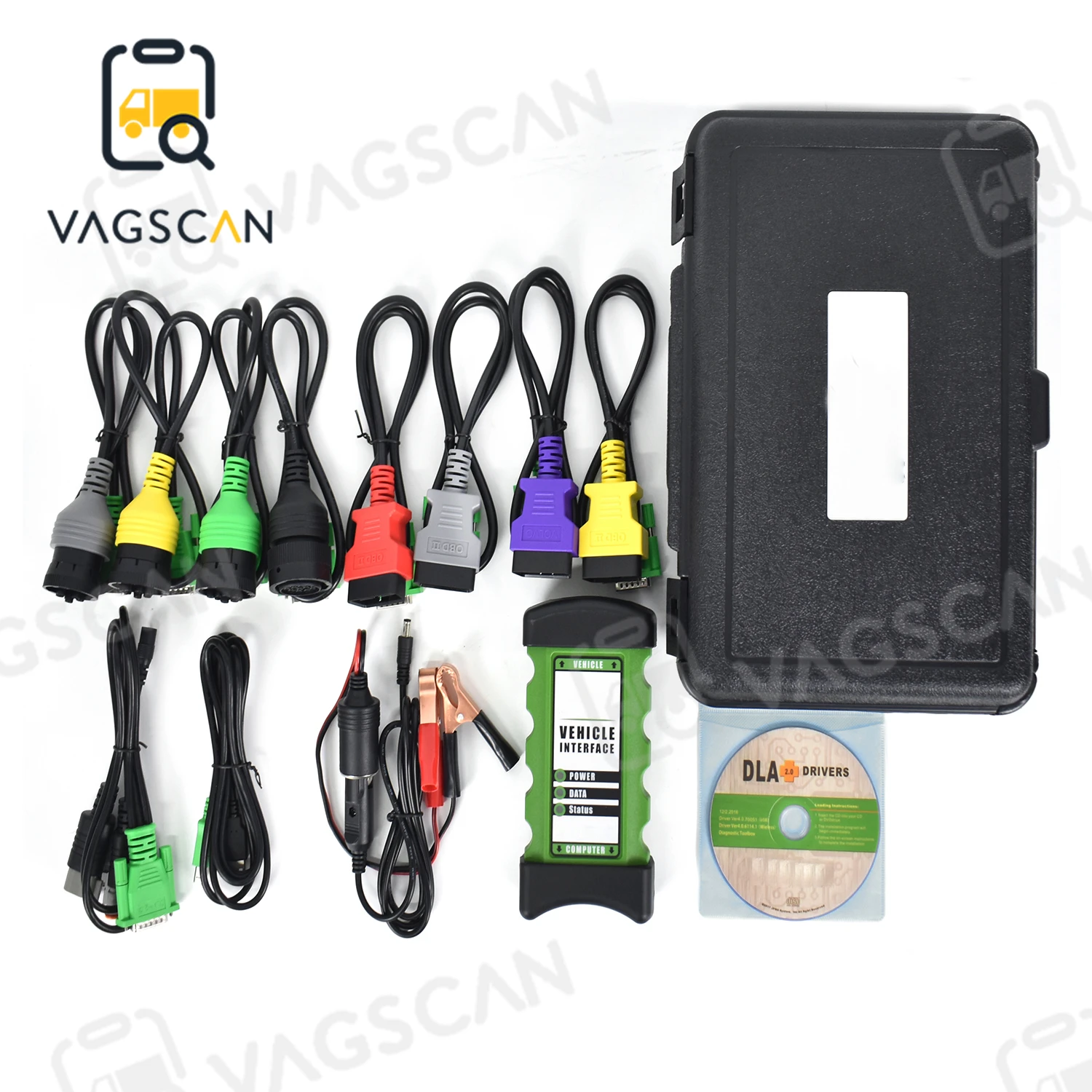 

2024 heavy duty truck scanner fleet diagnostic tool noregon jpro dla+2.0 vehicle interface diesel Kit Diagnostic tool