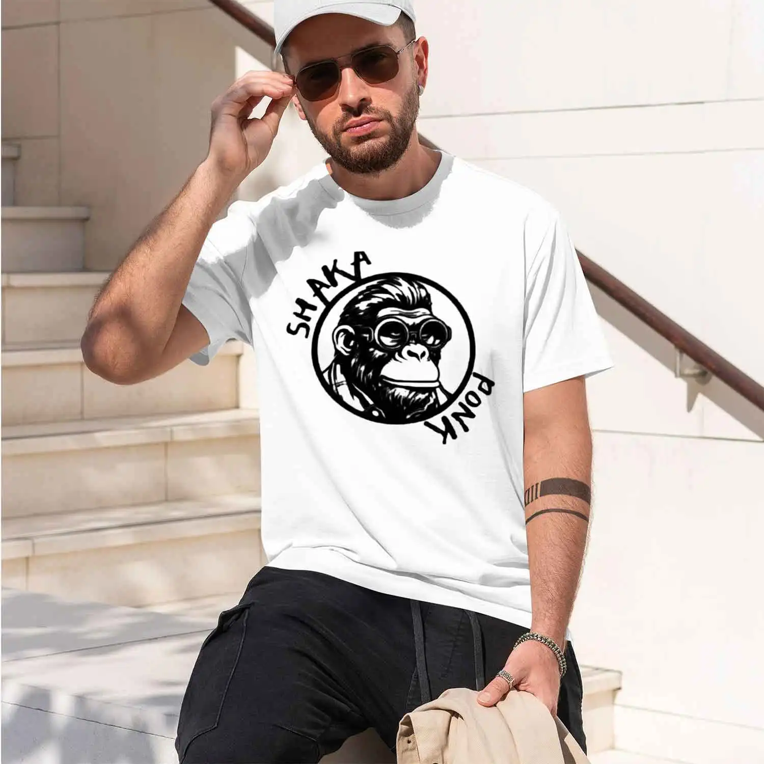 Shaka ponk T-Shirt vintage sublime quk ying cute fruit of the loom mens t shirts 2026 New Model Short-sleeve crewneck T-Shirt Cl