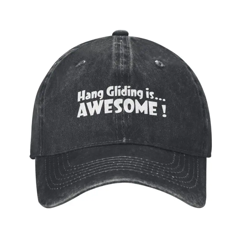 Custom Classic Cotton Hang Gliding Is Anwesome Baseball Cap Men Women Adjustable Adult Dad Hat Spring