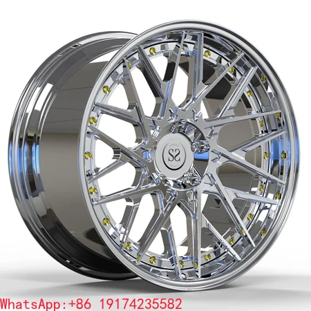 

All polished custom deep dish forged wheels 2 piece forged wheels aluminum wheels 20inch for M2