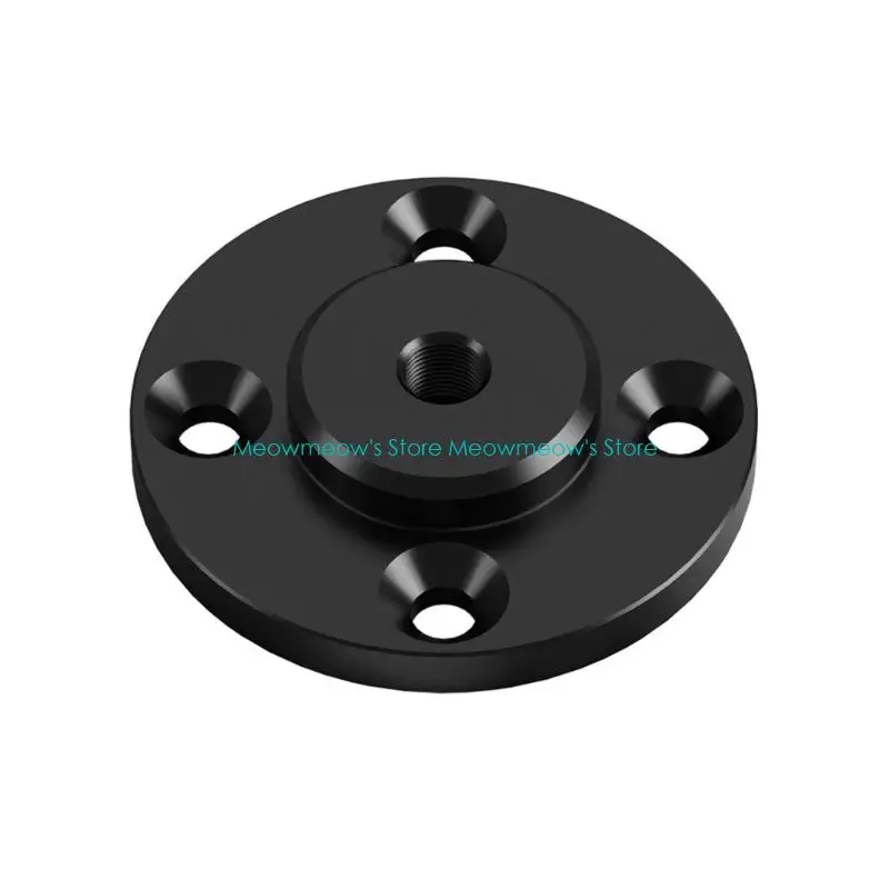 W91A 1/4 비디오 블로깅 장비 및 데스크탑 장치 설치 용 알루미늄 합금 장착 플랫폼 고정 기반