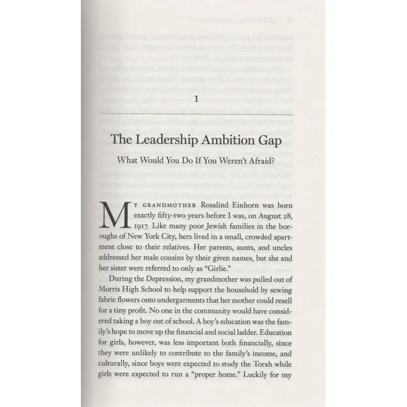 Lean In: Women, Work, and the Will to Lead  Sheryl Sandberg, Bestselling books in English, Bildungsroman books 9781101872703