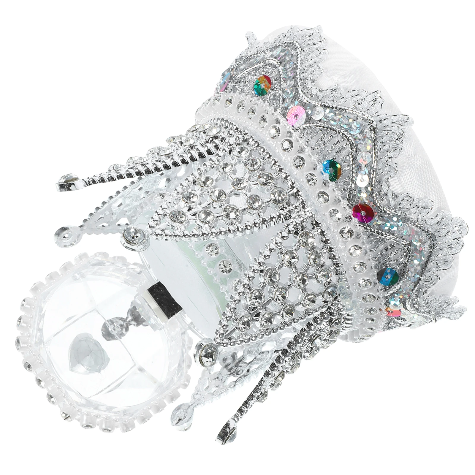 

Ring Box Wedding Boxes for Ceremony Crown Storage Holder Pu Jewelry Packaging Rings