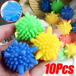 10/2PCS PVC Laundry Ball Washing Machine Cleaning Clothes Lint Remover Tools Reusable Anti-Winding Washing Clothes Laundry Balls