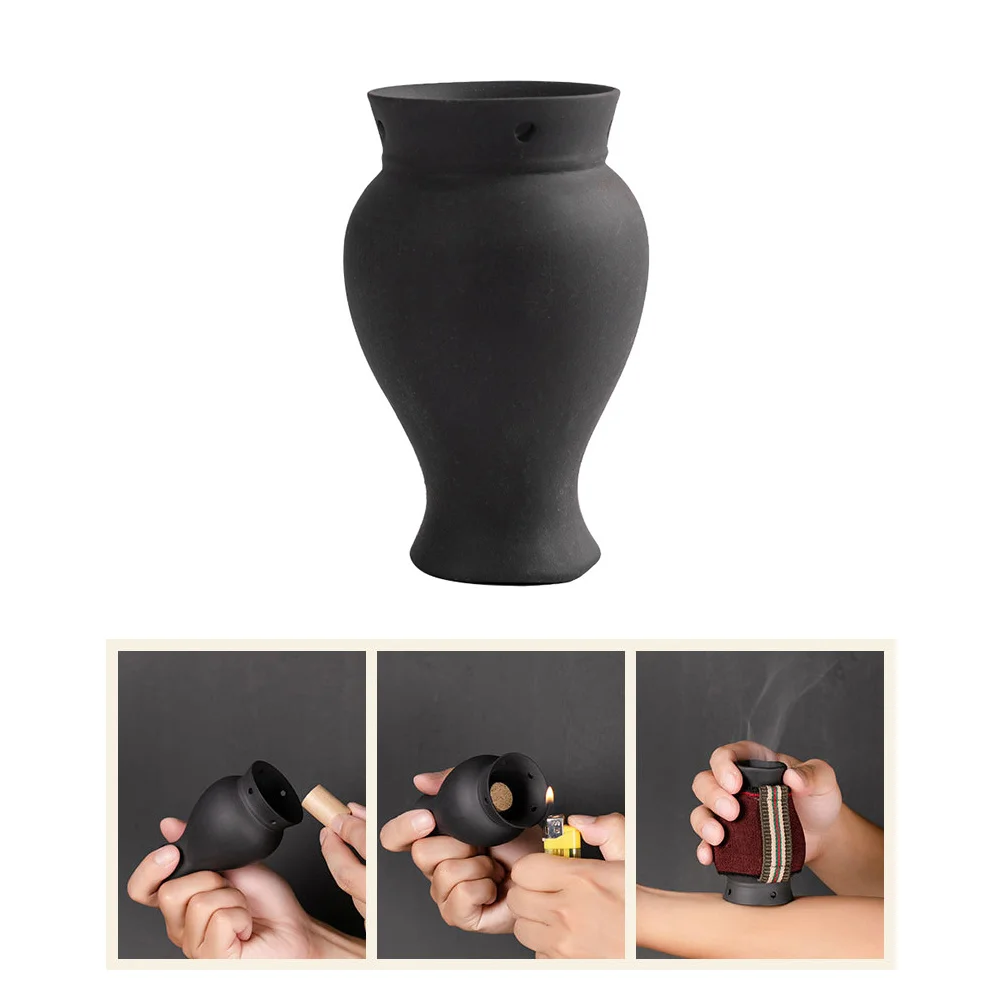

Moxibustion Pot Stone Needle Massager Physiotherapy Instrument Reusable Lightweight Portable Therapy Dispelling Cold Gift For