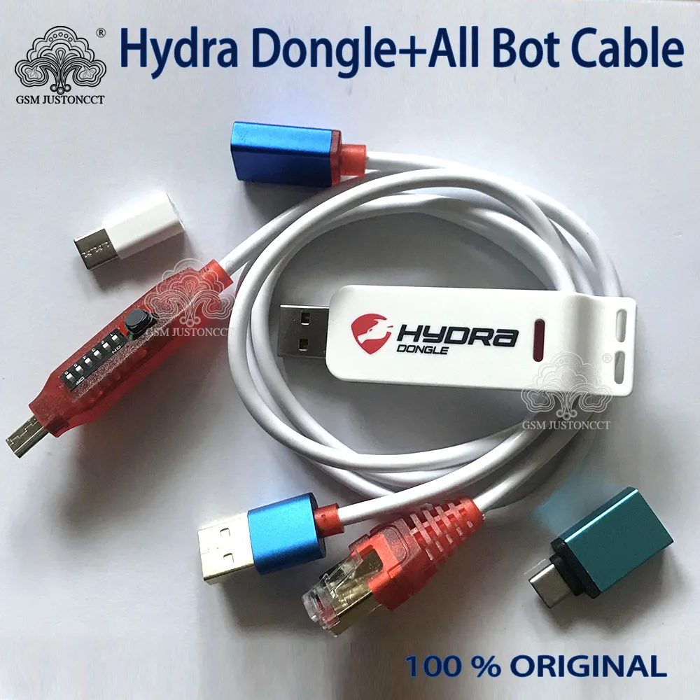 

2024 New Original Hydra Dongle is the key for all HYDRA USB Tool softwares +UMF ALL Boot cable set (EASY SWITCHING) & Micro