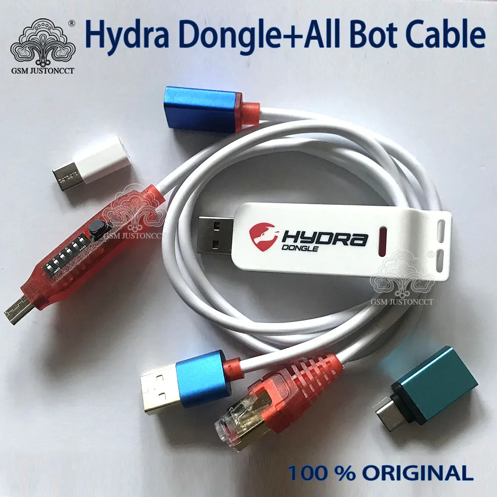 2024 New Original Hydra Dongle is the key for all HYDRA USB Tool softwares +UMF ALL Boot cable set (EASY SWITCHING) & Micro