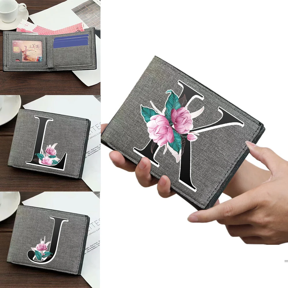 

Short Wallet Whitemarble Printing Series ID Card Bank Card Multi-Function Storage Bag Foldable Durable High-quality Purse