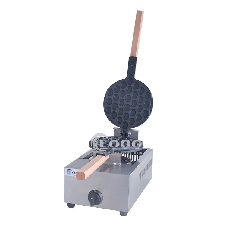 

LPG Gas Ice Cream Cone Bubble Waffle Maker Puffle Cone Machine Non-stick Eggette Hongkong Egg Waffle Maker Machine