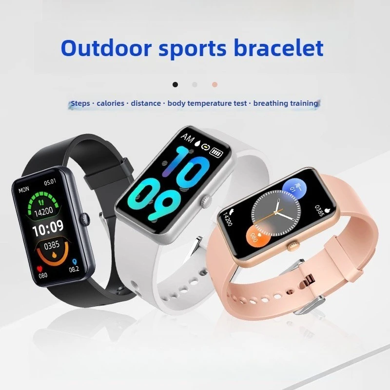 

Multi functional health and sleep control electronic watch, IP68 waterproof fitness tracker, 10 exercise modes, outdoor 10 day b