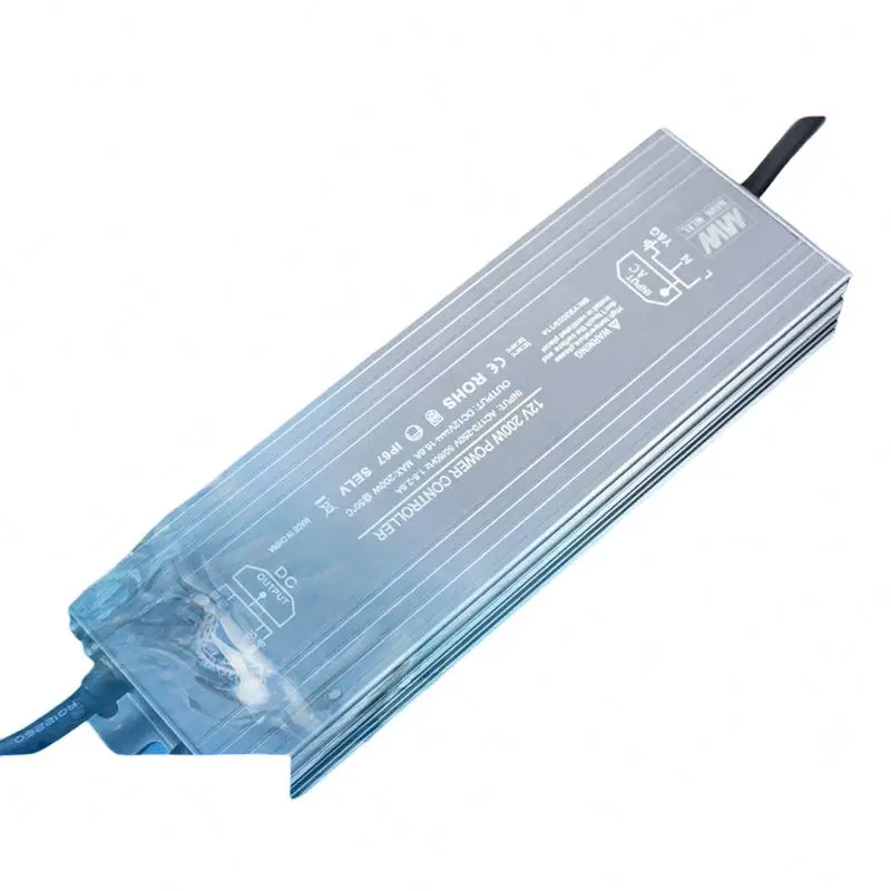 

MEAN WELL MW Outdoor Waterproof Switching Power Supply 220V to 12V/24V LED Strip Lights Waterproof Transformer 400W L PV-600-12