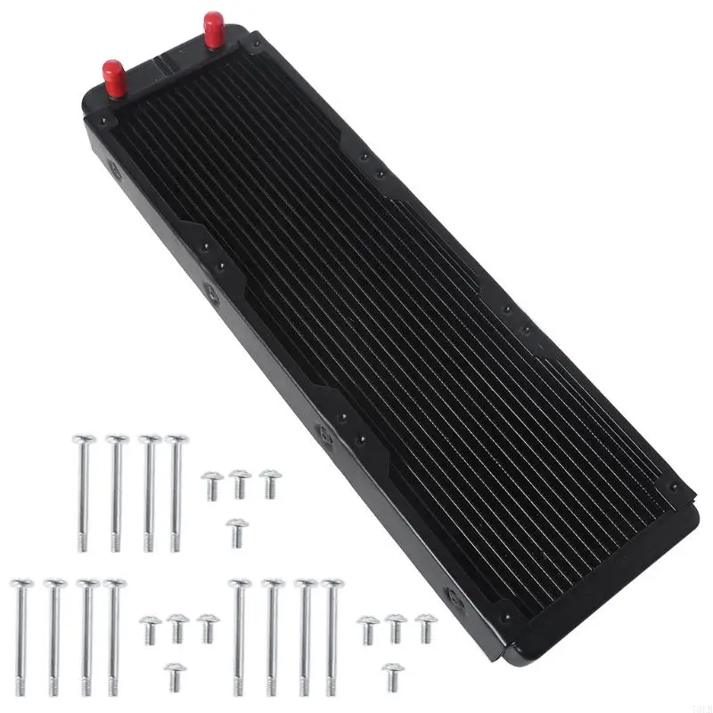 

T3LB PC Aluminum Radiator Water Cooling 18 Tubes Heat Exchanger Fast Heat Dissipation